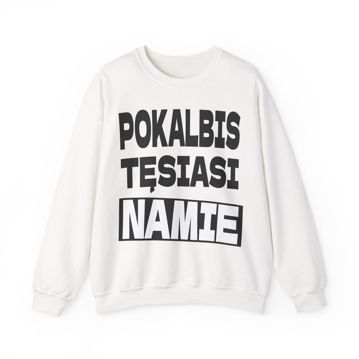 Pokalbis tęsiasi namie.