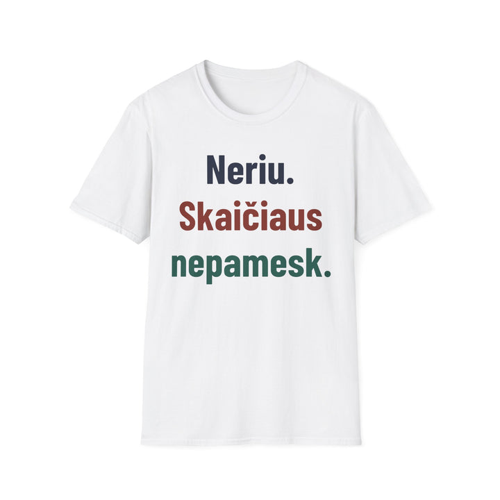 Neriu. Nekalbink – skaičiuoju akis.