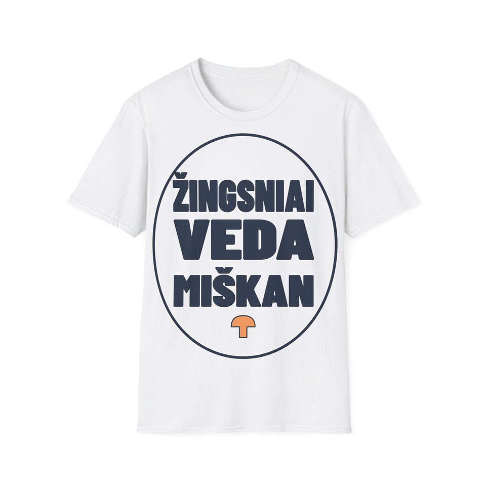 Žingsniai veda miškan.