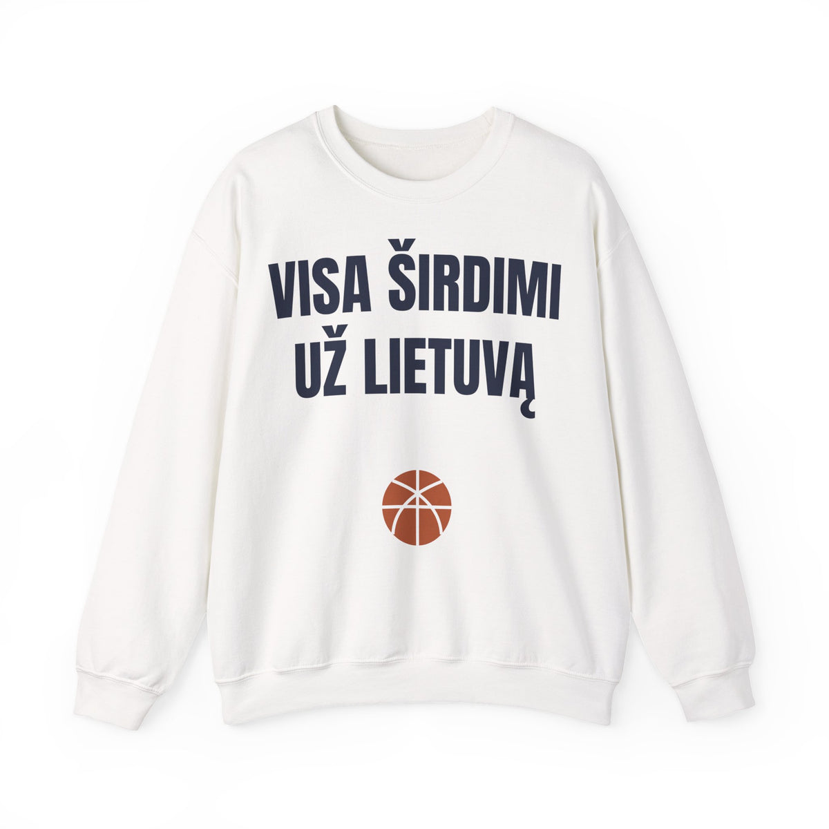 Visa širdimi už Lietuvą — Džemperis, spaudos vaizdas