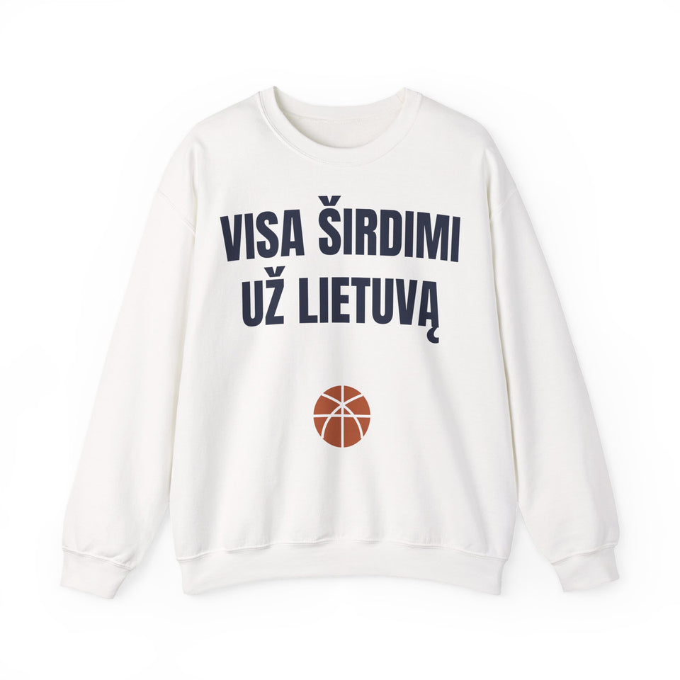 Visa širdimi už Lietuvą — Džemperis, spaudos vaizdas
