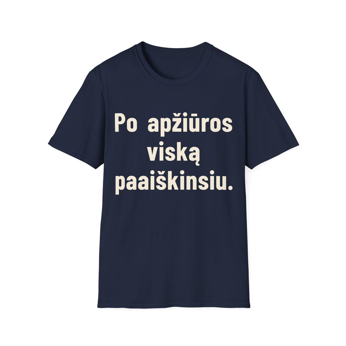 Po apžiūros viską paaiškinsiu.