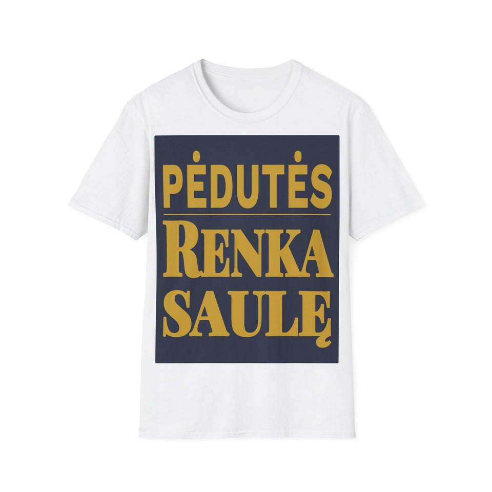 Pėdutės renka saulę.
