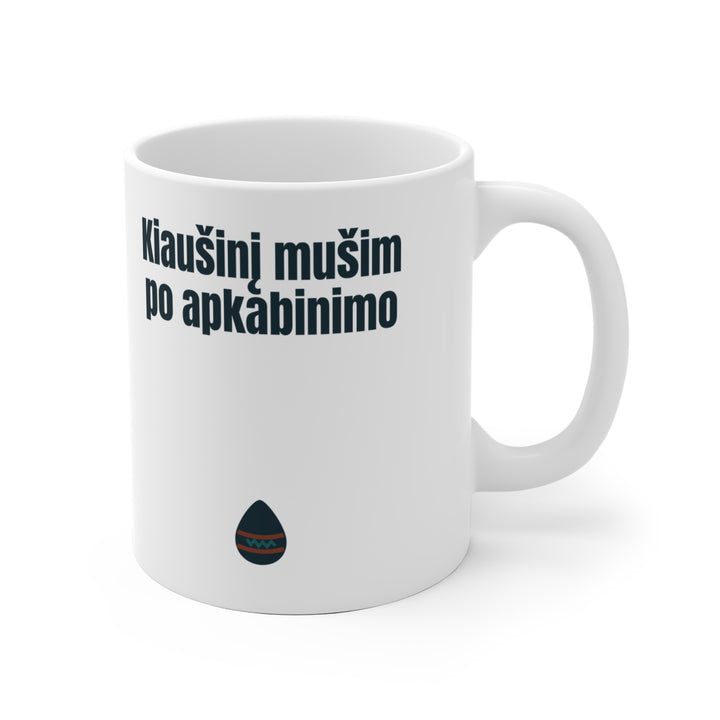 Kiaušinį mušim po apkabinimo
