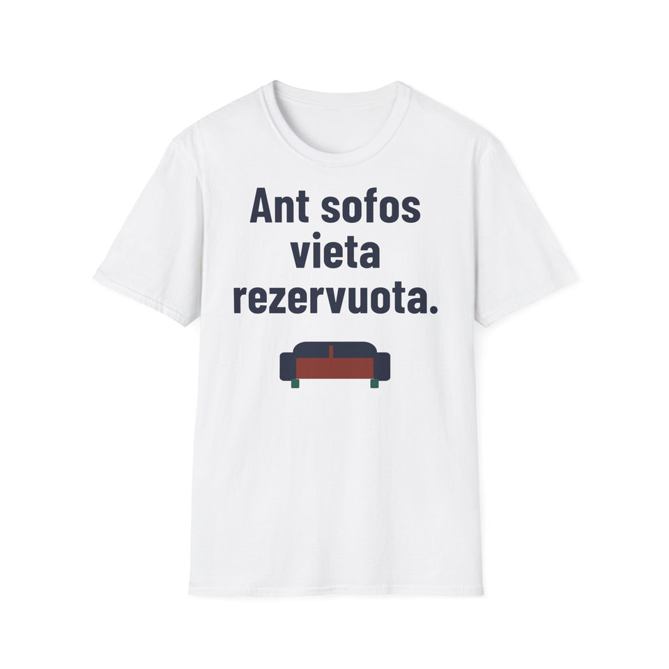 Ant sofos vieta rezervuota.