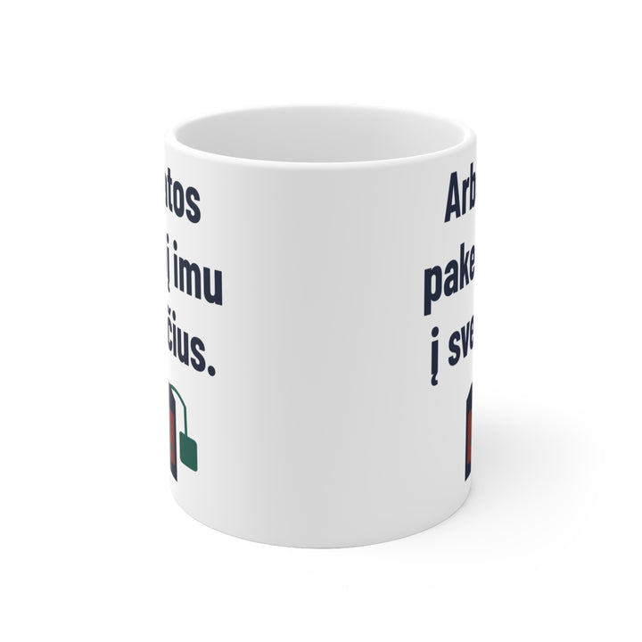 Į svečius – su savo arbata.