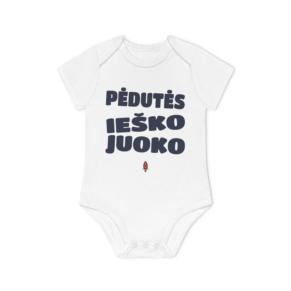 Pėdutės ieško juoko.