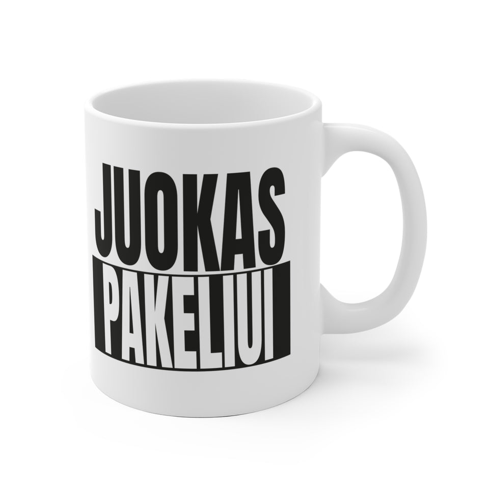 Juokas pakeliui.