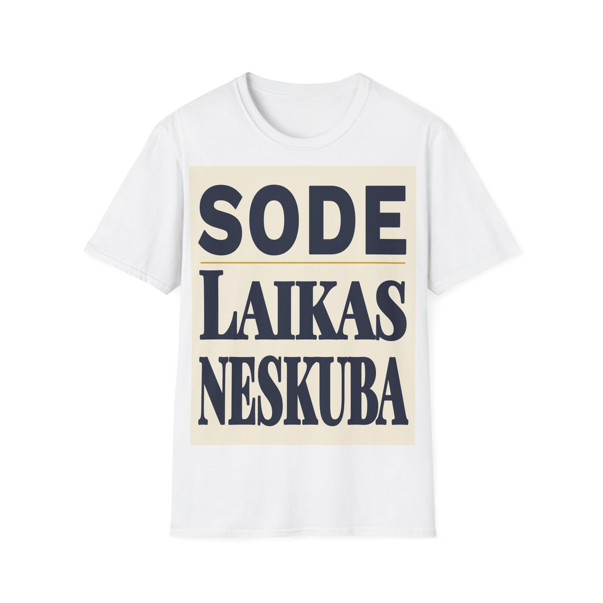 Sode laikas neskuba.