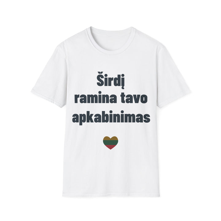 Širdį ramina tavo apkabinimas