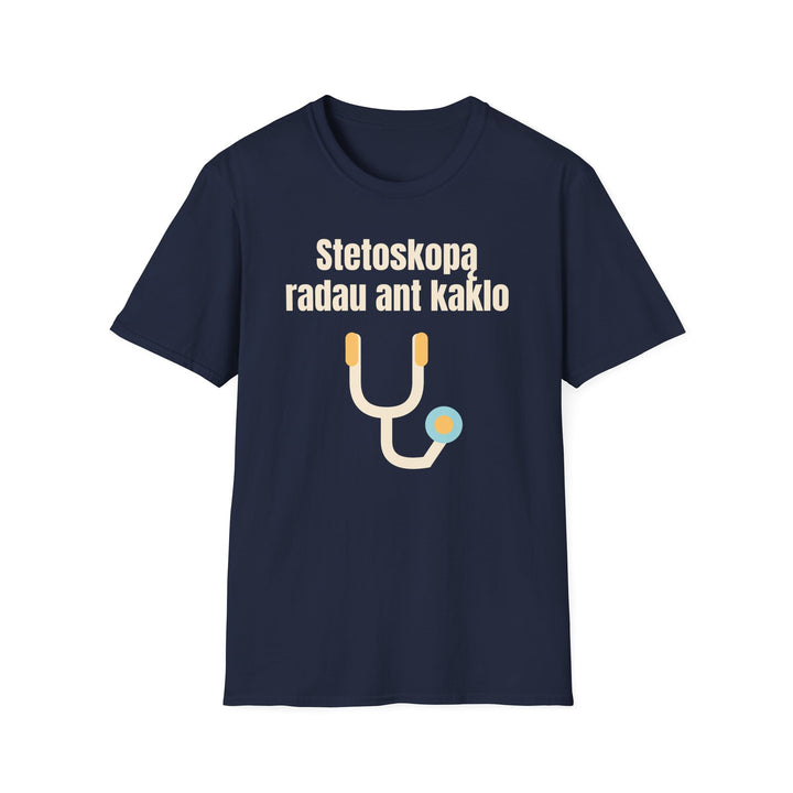 Stetoskopą radau ant kaklo
