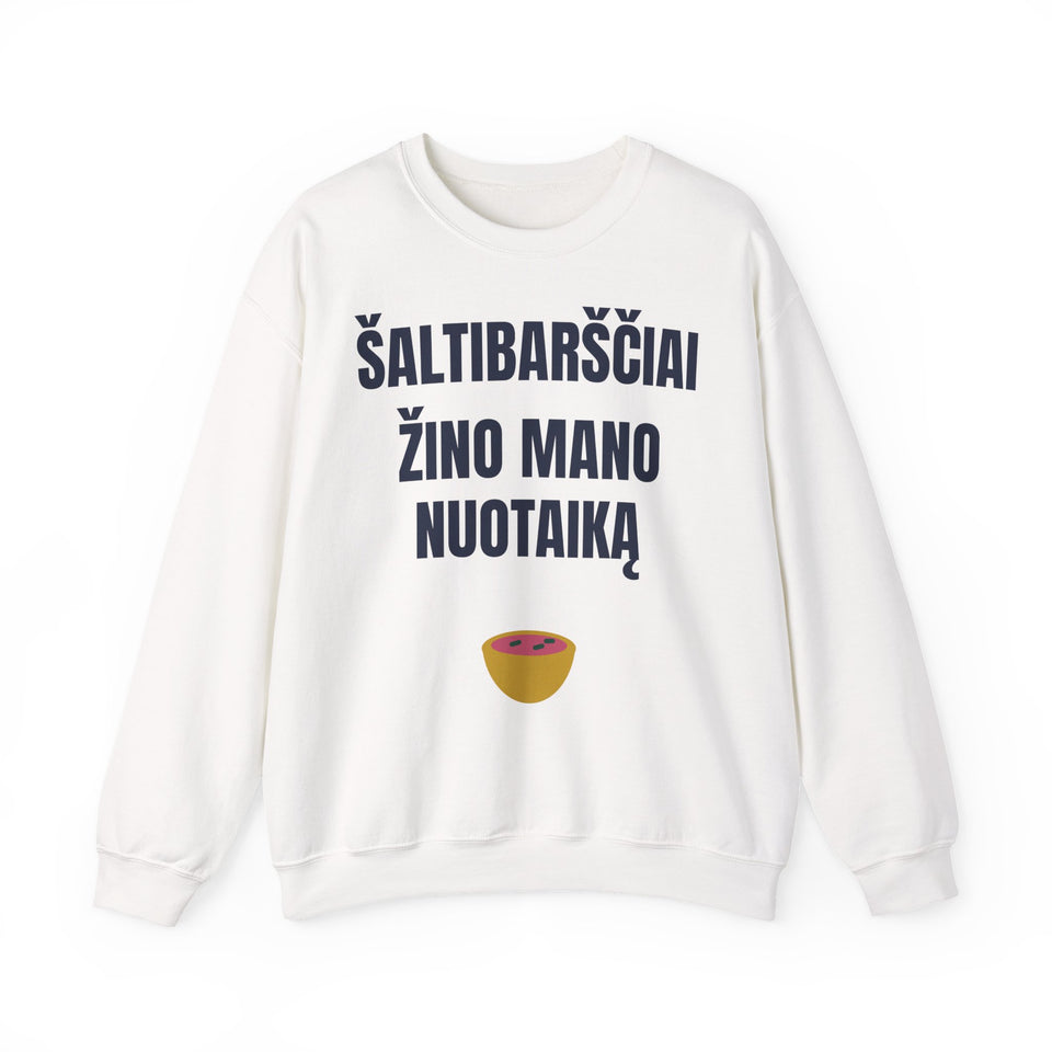 Šaltibarščiai žino mano nuotaiką — Džemperis, spauda priekyje