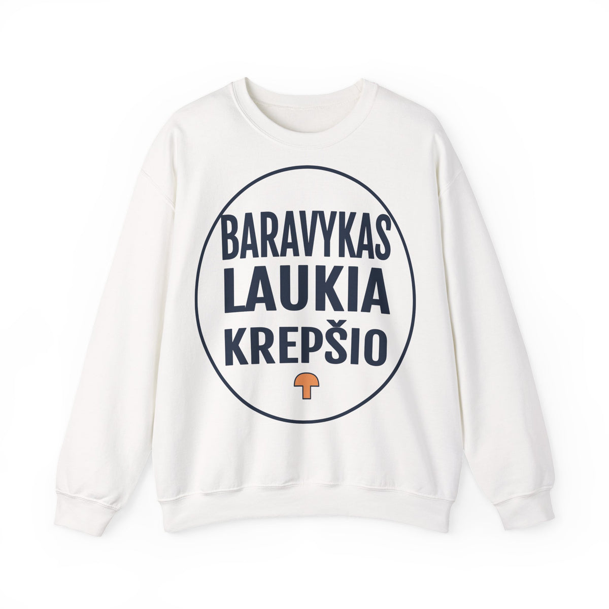 Baravykas laukia krepšio.