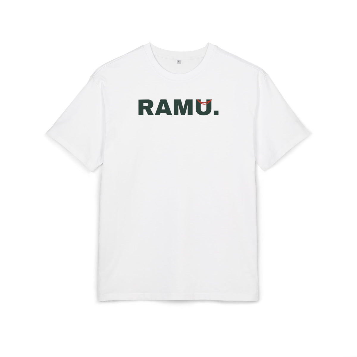 Laisvo kirpimo marškinėliai „Ramu“ – Build Your Brand BY102 gaminio vaizdas 1