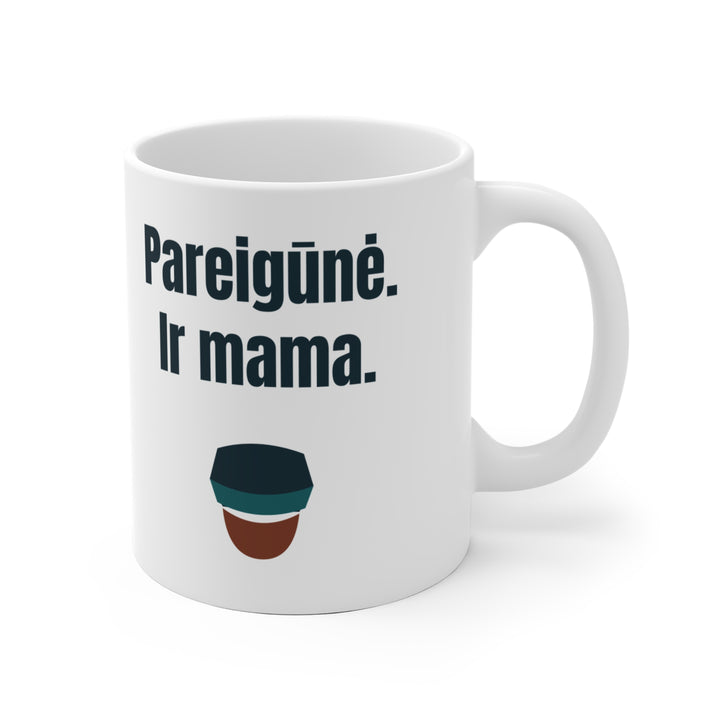 Pareigūnė. Ir mama.