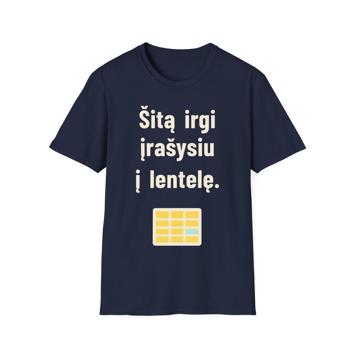 Šitą irgi įrašysiu į lentelę.