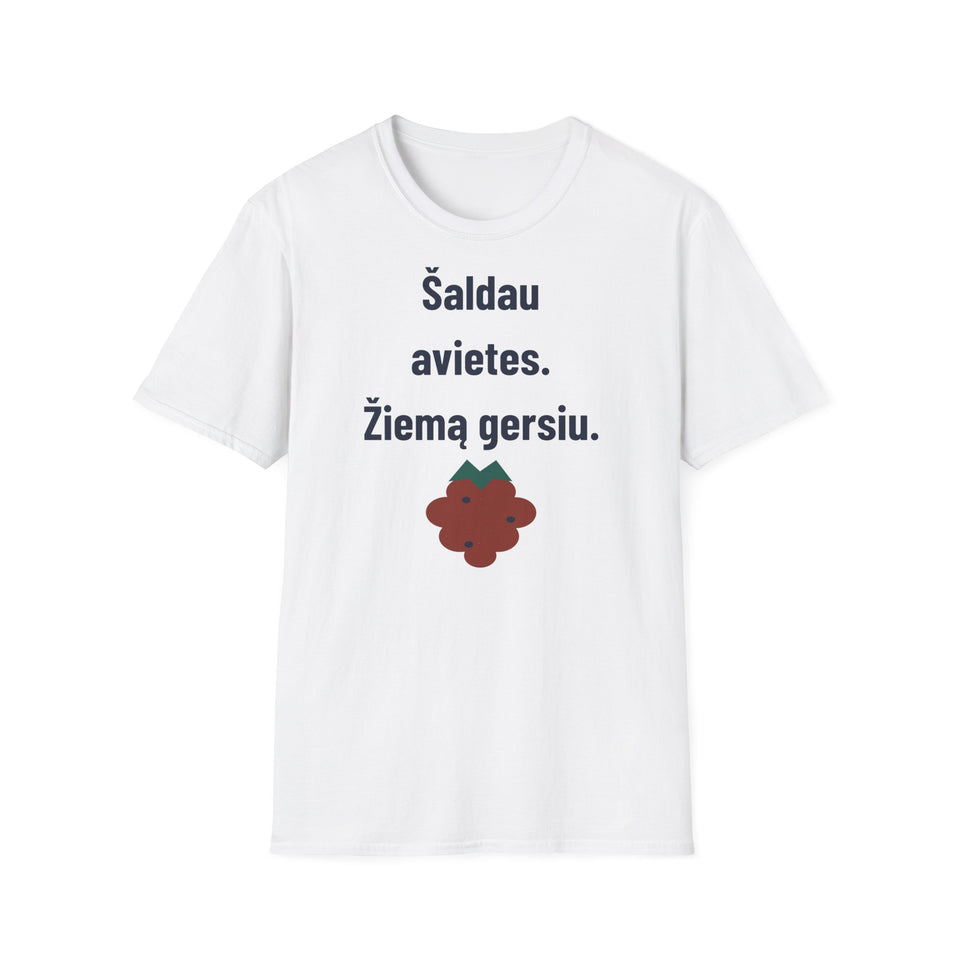 Šaldau avietes. Žiemą gersiu.