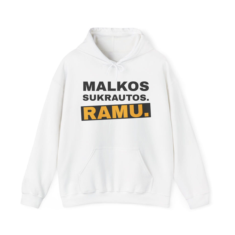 Malkos sukrautos. Ramu.