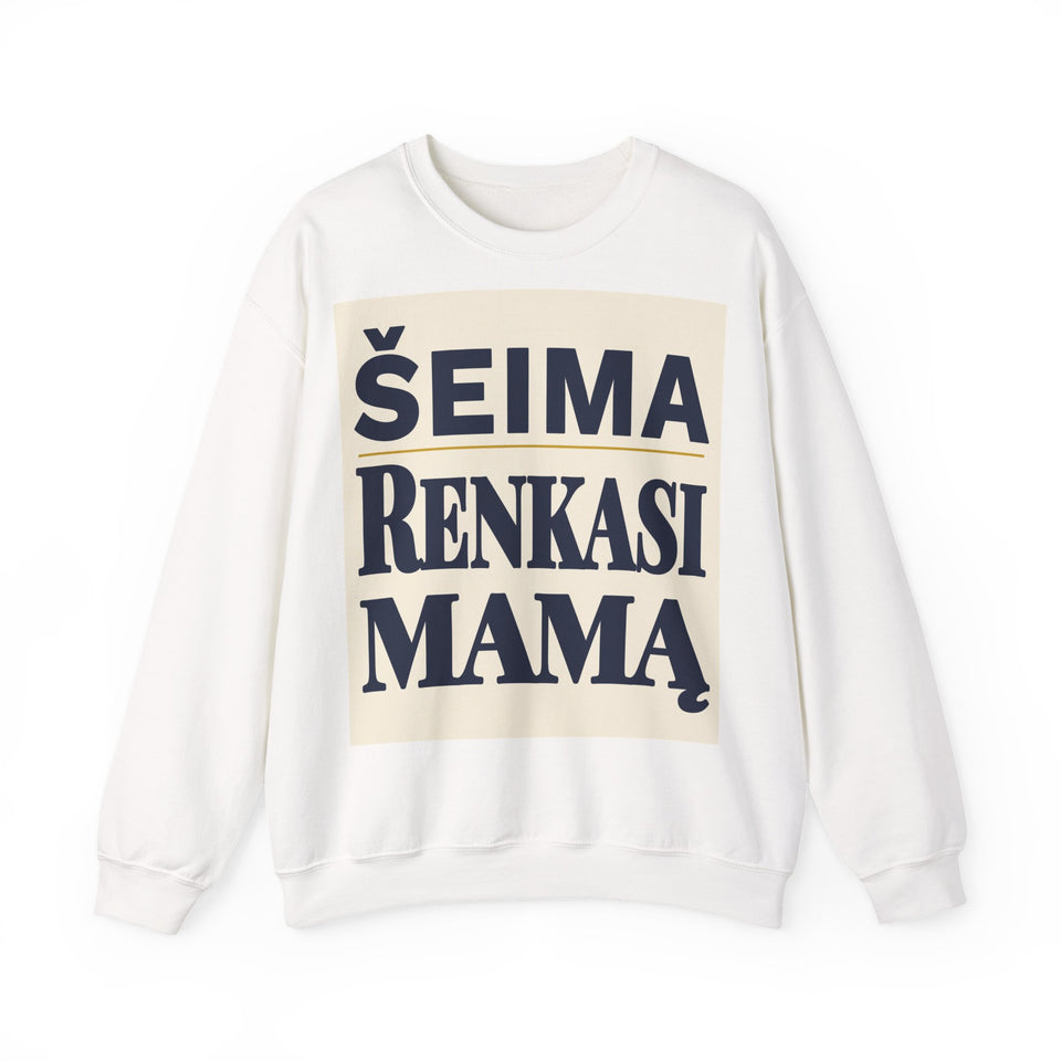 Šeima renkasi mamą.