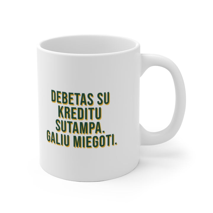 Debetas su kreditu sutampa. Galiu miegoti.