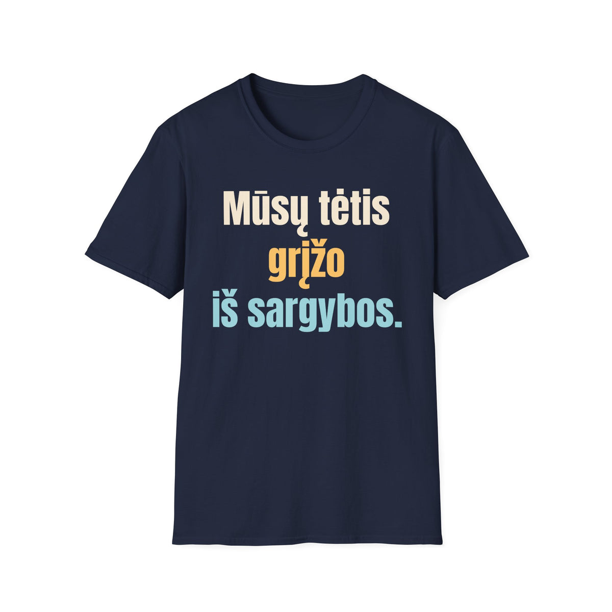 Tėtis grįžo iš sargybos. Dabar saugo mane.