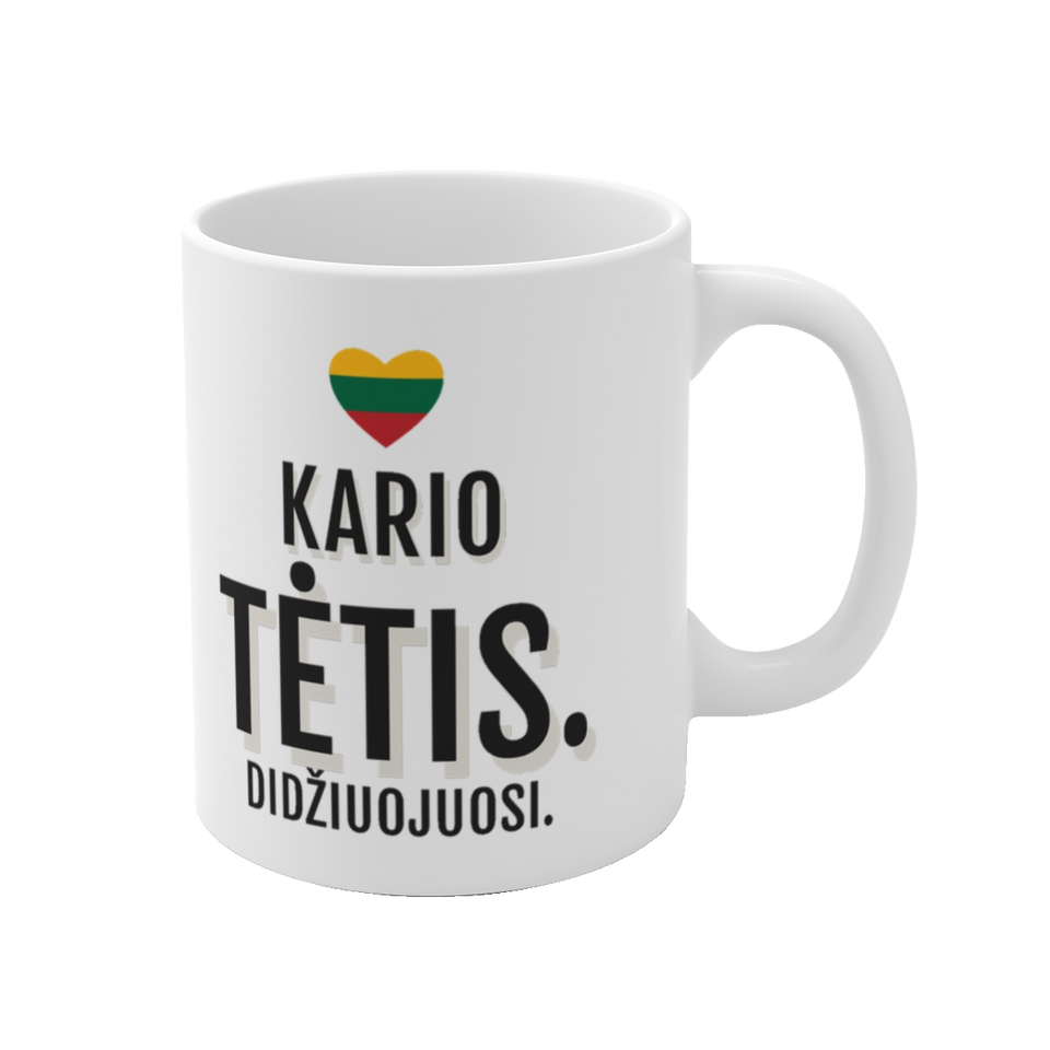 Puodelis „Kario tėtis. Didžiuojuosi.“ – vaizdas 1
