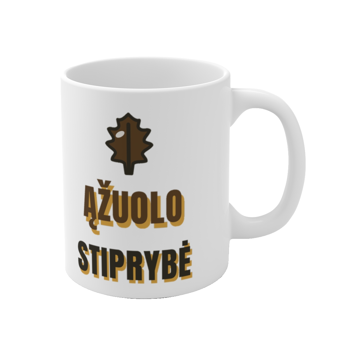 Puodelis „Ąžuolo stiprybė“ – vaizdas 1