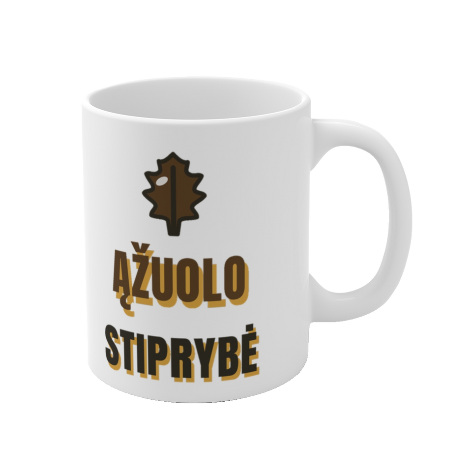 Puodelis „Ąžuolo stiprybė“ – vaizdas 1