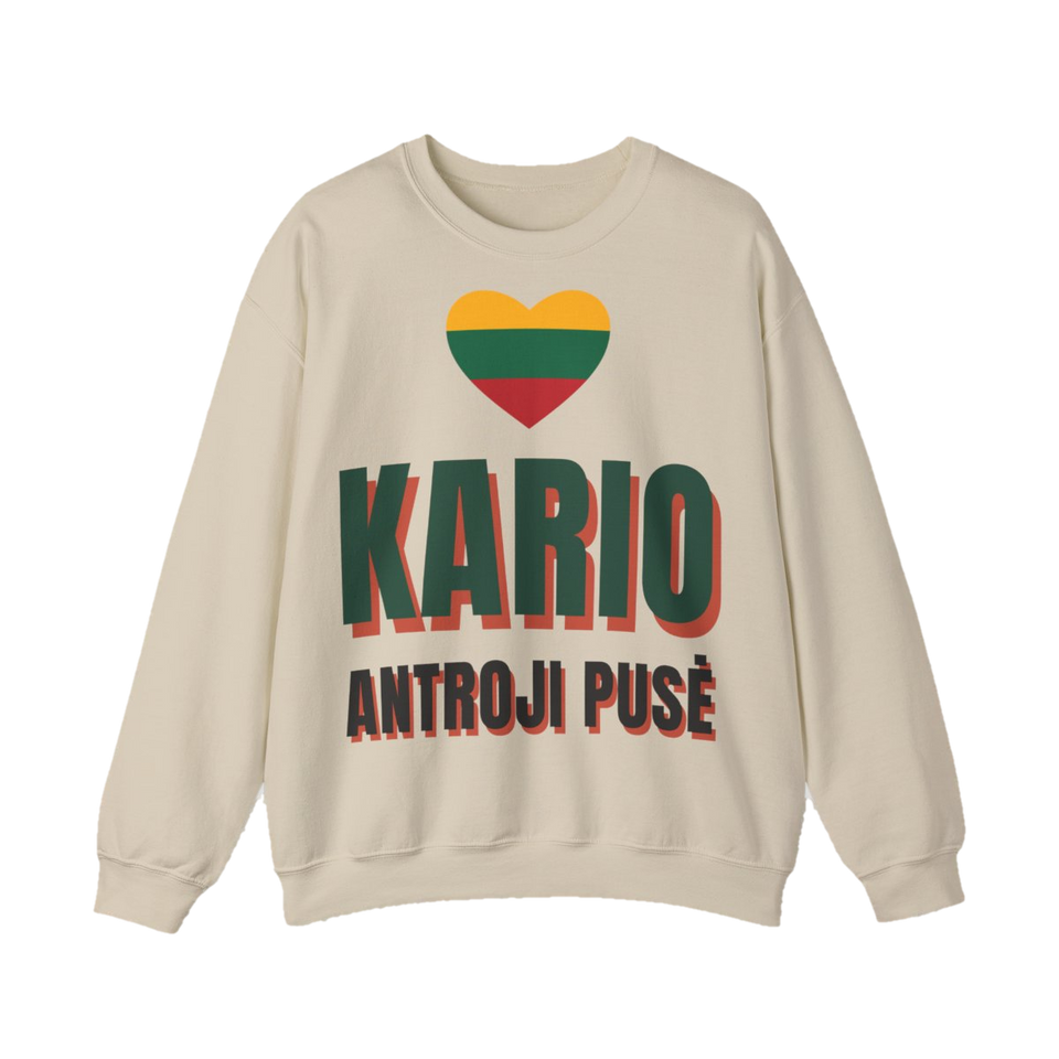 Džemperis „Kario antroji pusė“ – smėlinė
