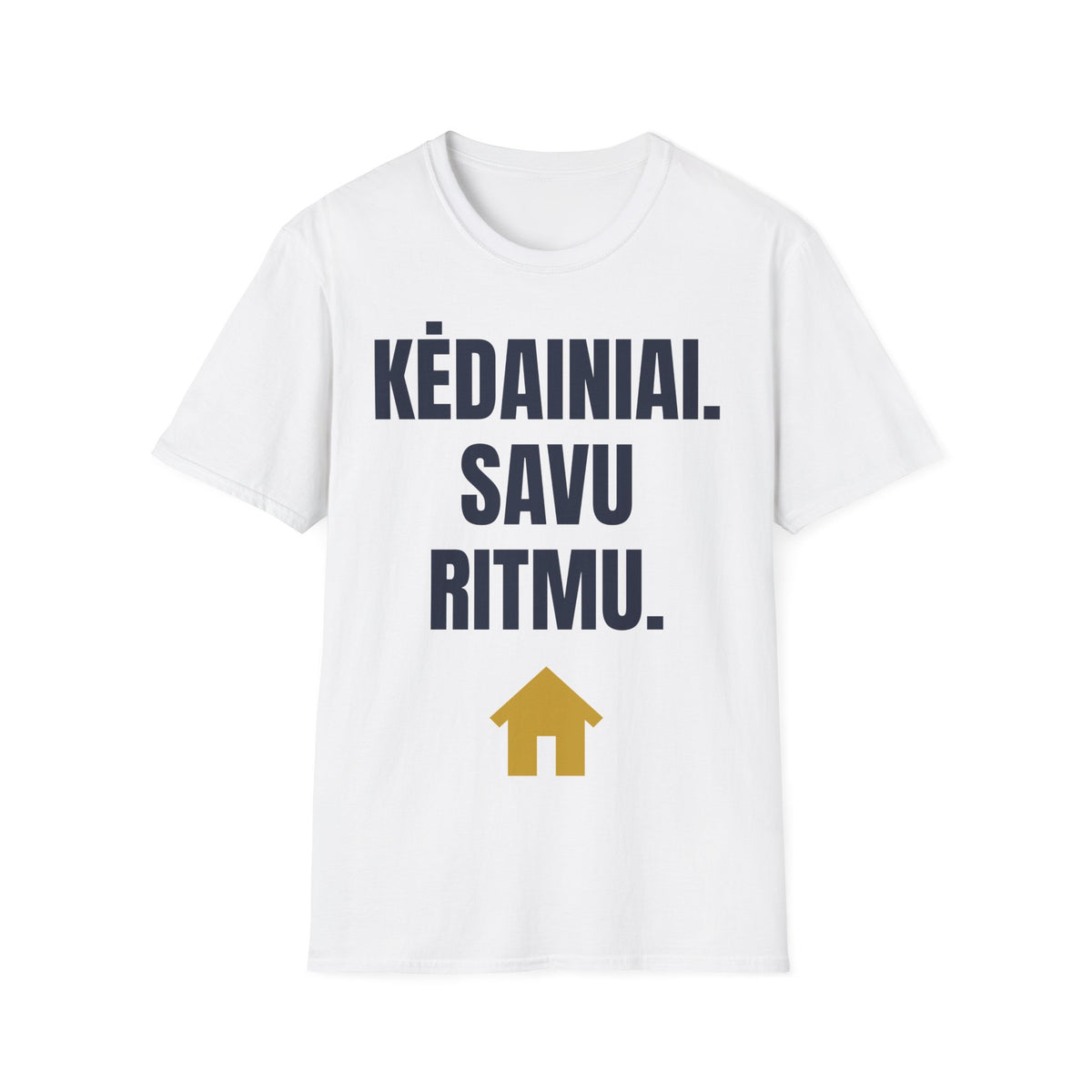 Kėdainiai. Savu ritmu. — Marškinėliai, spauda priekyje