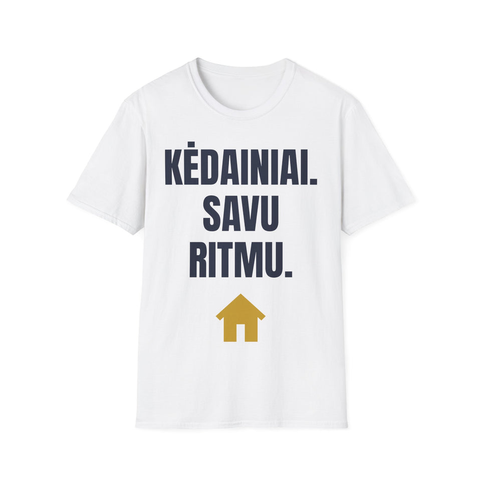 Kėdainiai. Savu ritmu. — Marškinėliai, spauda priekyje