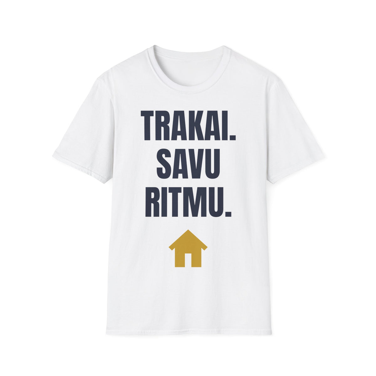 Trakai. Savu ritmu. — Marškinėliai, spauda priekyje
