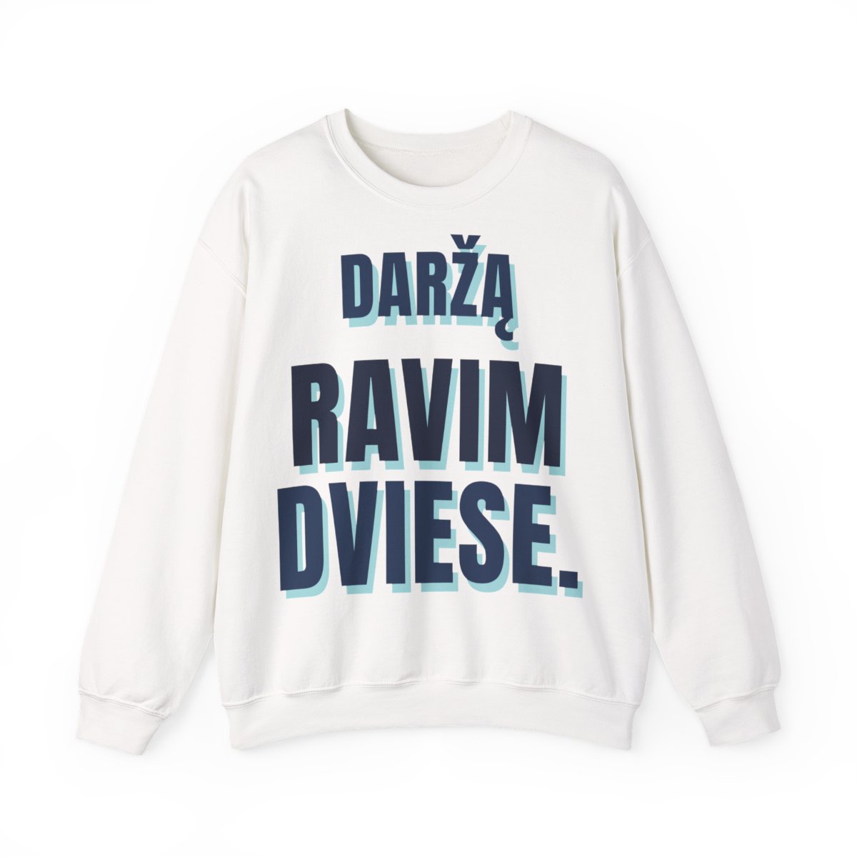 Daržą dalinamės dviese.