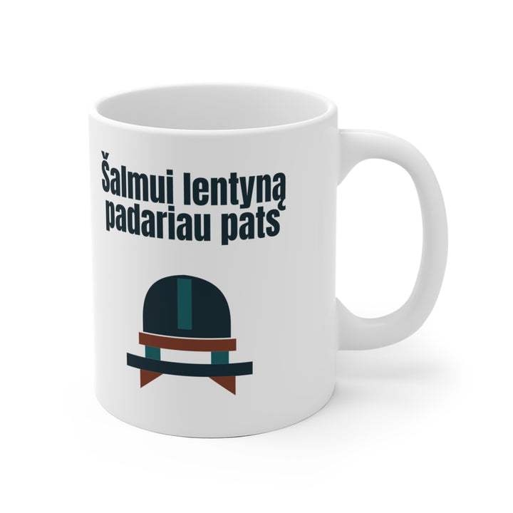 Šalmui lentyną padariau pats