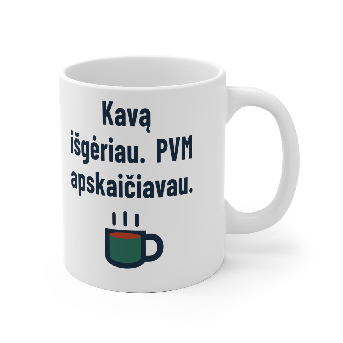 Kavą išgėriau. PVM apskaičiavau.