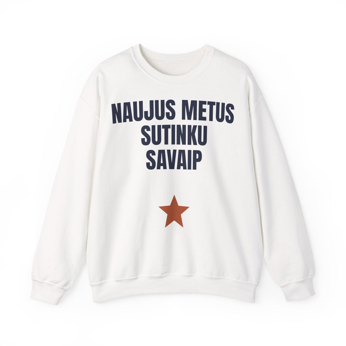 Naujus metus sutinku savaip — Džemperis, spaudos vaizdas