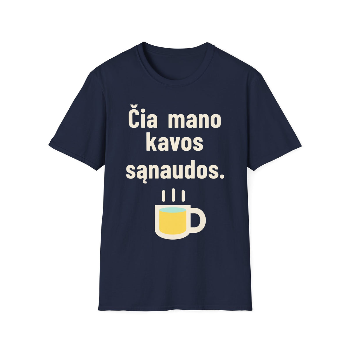 Čia mano kavos sąnaudos.