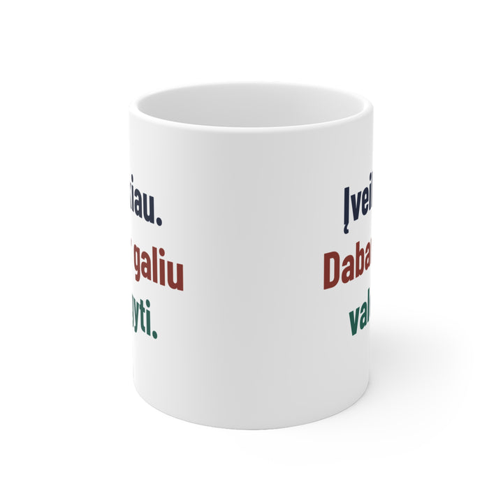 Įveikiau. Dabar galiu valgyti.