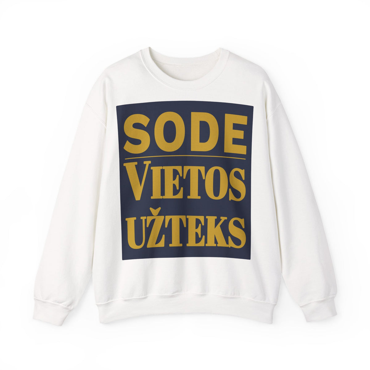 Sode vietos užteks.
