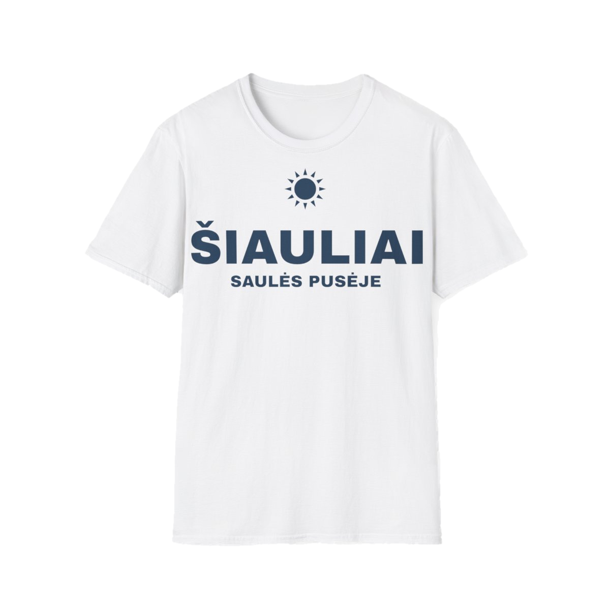 Marškinėliai „Šiauliai“ – balta
