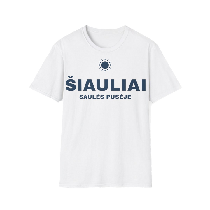 Marškinėliai „Šiauliai“ – balta