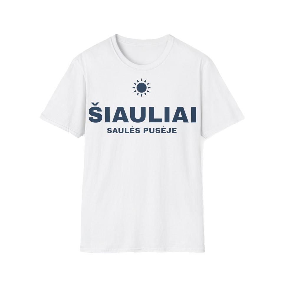 Marškinėliai „Šiauliai“ – balta