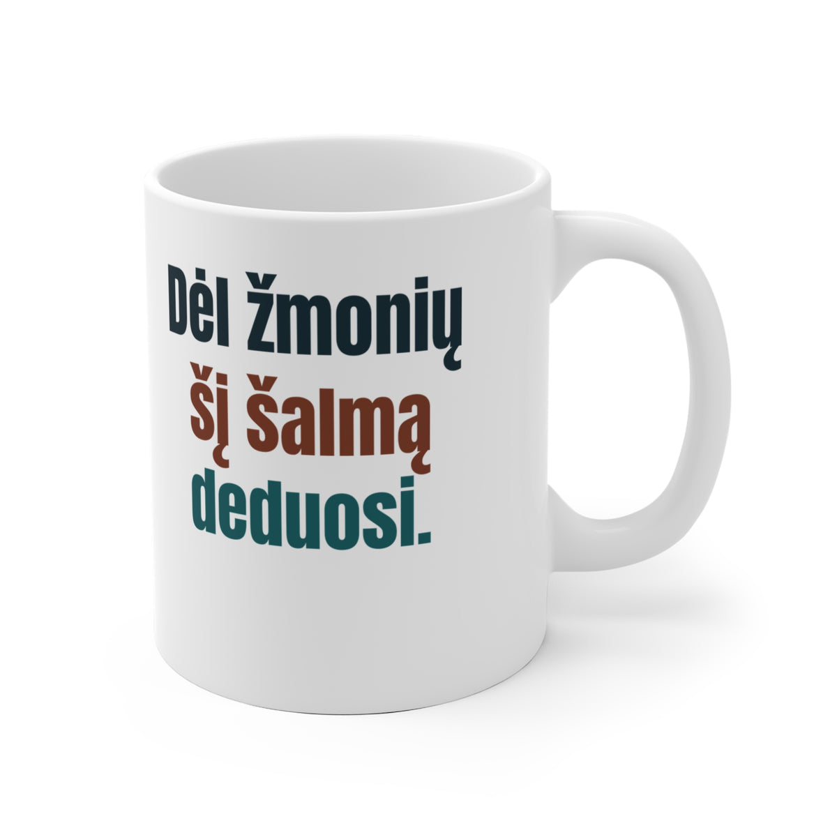 Dėl žmonių šį šalmą deduosi.