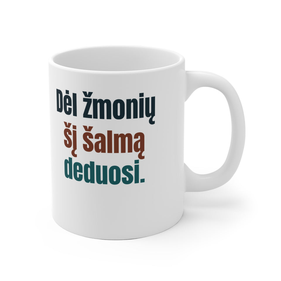 Dėl žmonių šį šalmą deduosi.