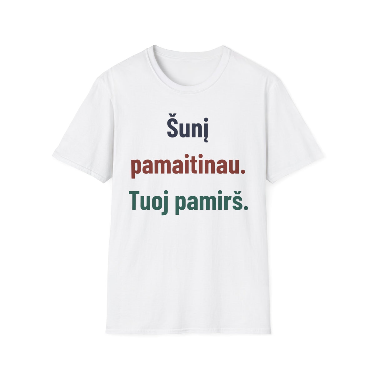 Šunį pamaitinau. Tuoj pamirš.