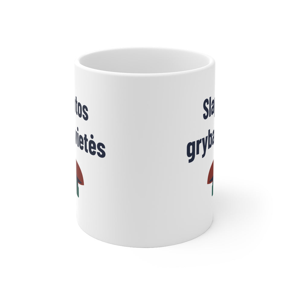 Slaptos grybavietės