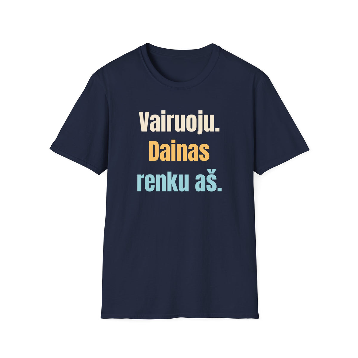 Vairuoju. Dainas renku aš.