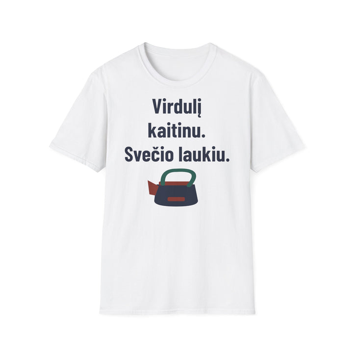 Virdulį kaitinu. Svečio laukiu.