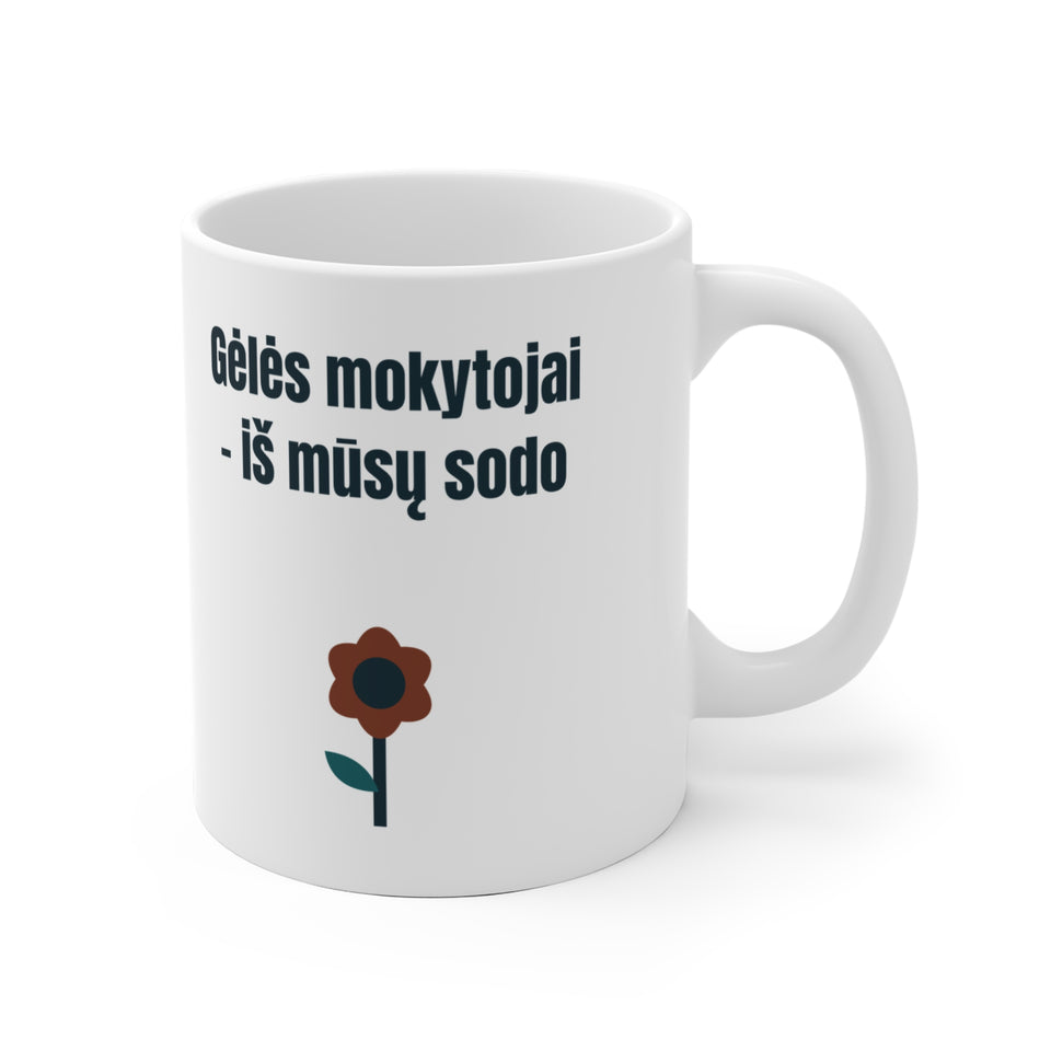 Gėlės mokytojai – iš mūsų sodo