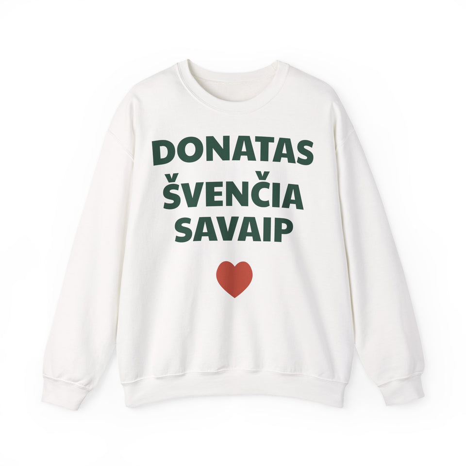 Donatas švenčia savaip — Džemperis, spauda priekyje